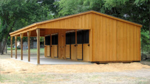 The Advantages of Owning a Horse Barn Over Boarding - Deer Creek Structures