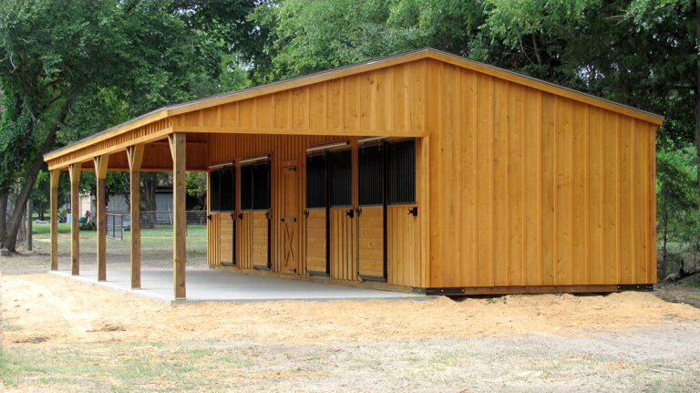 The Advantages of Owning a Horse Barn Over Boarding - Deer Creek Structures