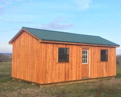 16' Portable Prebuilt Finished & Unfinished Cabins | Deer Creek Structures